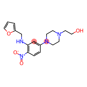 2-(4-(3-[(2-FURYLMETHYL)AMINO]-4-NITROPHENYL)PIPERAZIN-1-YL)ETHANOL