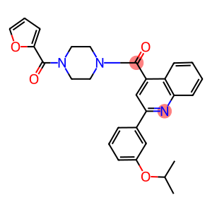 3-(4-{[4-(2-furoyl)piperazin-1-yl]carbonyl}quinolin-2-yl)phenyl isopropyl ether