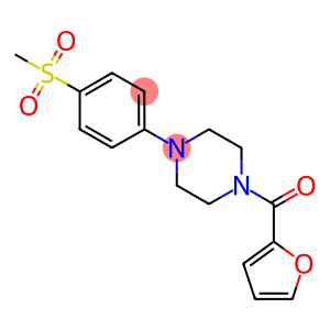 1-(2-FUROYL)-4-[4-(METHYLSULFONYL)PHENYL]PIPERAZINE