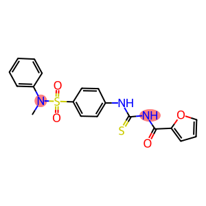 4-{[(2-furoylamino)carbothioyl]amino}-N-methyl-N-phenylbenzenesulfonamide