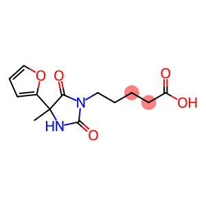 5-[4-(furan-2-yl)-4-methyl-2,5-dioxoimidazolidin-1-yl]pentanoic acid