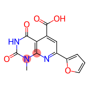 7-(furan-2-yl)-1-methyl-2,4-dioxo-1H,2H,3H,4H-pyrido[2,3-d]pyrimidine-5-carboxylic acid