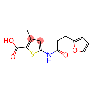 5-[3-(furan-2-yl)propanamido]-3-methylthiophene-2-carboxylic acid