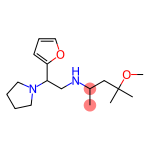 [2-(furan-2-yl)-2-(pyrrolidin-1-yl)ethyl](4-methoxy-4-methylpentan-2-yl)amine