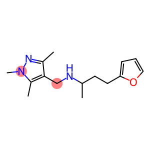 [4-(furan-2-yl)butan-2-yl][(1,3,5-trimethyl-1H-pyrazol-4-yl)methyl]amine