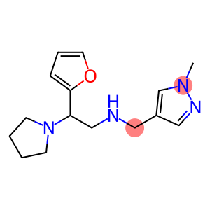 [2-(furan-2-yl)-2-(pyrrolidin-1-yl)ethyl][(1-methyl-1H-pyrazol-4-yl)methyl]amine