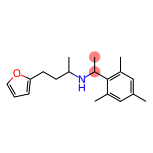 [4-(furan-2-yl)butan-2-yl][1-(2,4,6-trimethylphenyl)ethyl]amine