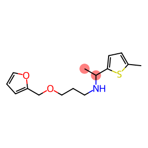 [3-(furan-2-ylmethoxy)propyl][1-(5-methylthiophen-2-yl)ethyl]amine