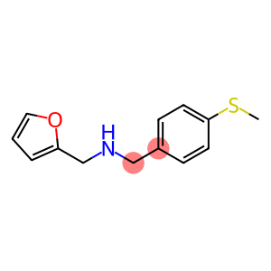 (furan-2-ylmethyl)({[4-(methylsulfanyl)phenyl]methyl})amine