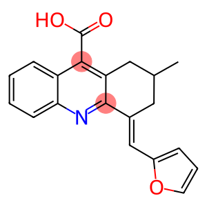 4-FURAN-2-YLMETHYLENE-2-METHYL-1,2,3,4-TETRAHYDRO-ACRIDINE-9-CARBOXYLIC ACID