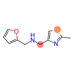 (furan-2-ylmethyl)[(2-methyl-1,3-thiazol-4-yl)methyl]amine