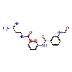 3-[[3-(Formylamino)benzoyl]amino]-N-(3-imino-3-aminopropyl)benzamide