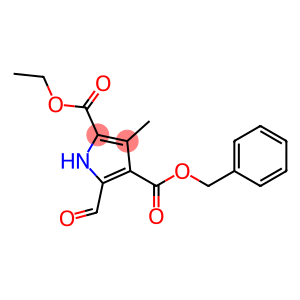 5-Formyl-3-methyl-1H-pyrrole-2,4-dicarboxylic acid 2-ethyl 4-benzyl ester