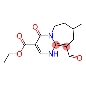 10-Formyl-1,4,6,7,8,9-hexahydro-8-methyl-4-oxopyrimido[1,2-a]azepine-3-carboxylic acid ethyl ester