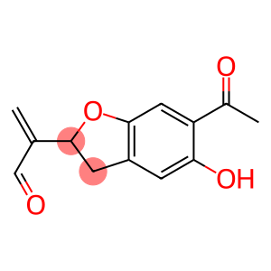 2-(1-Formylethenyl)-5-hydroxy-6-acetyl-2,3-dihydrobenzofuran