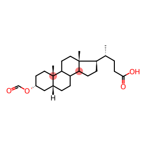 4-[3-(formyloxy)-10,13-dimethylhexadecahydro-1H-cyclopenta[a]phenanthren-17-yl]pentanoic acid