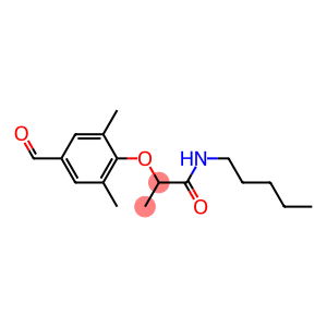 2-(4-formyl-2,6-dimethylphenoxy)-N-pentylpropanamide