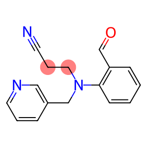 3-[(2-formylphenyl)(pyridin-3-ylmethyl)amino]propanenitrile