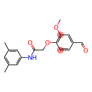 2-(4-FORMYL-2-METHOXYPHENOXY) ACETIC ACID, N-(3,5-DIMETHYLPHENYL)AMIDE