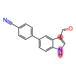 4-(3-FORMYL-1H-INDOL-5-YL)BENZONITRILE