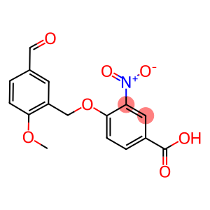 4-[(5-FORMYL-2-METHOXYBENZYL)OXY]-3-NITROBENZOIC ACID