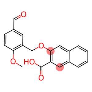 3-[(5-FORMYL-2-METHOXYBENZYL)OXY]-2-NAPHTHOIC ACID