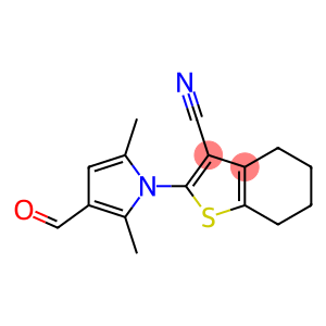 2-(3-FORMYL-2,5-DIMETHYLPYRROL-1-YL)-4,5,6,7-TETRAHYDRO-BENZO[B]THIOPHENE-3-CARBONITRILE