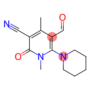 3'-FORMYL-1',4'-DIMETHYL-6'-OXO-3,4,5,6,1',6'-HEXAHYDRO-2H-[1,2']BIPYRIDINYL-5'-CARBONITRILE