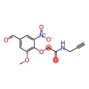 2-(4-FORMYL-2-METHOXY-6-NITROPHENOXY)-N-PROP-2-YNYLACETAMIDE