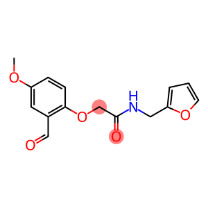 2-(2-FORMYL-4-METHOXYPHENOXY)-N-(2-FURYLMETHYL)ACETAMIDE