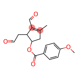 2-formyl-5-(4'-methoxybenzoyloxy)-3-methyl-2-cyclopentene-1-acetaldehyde