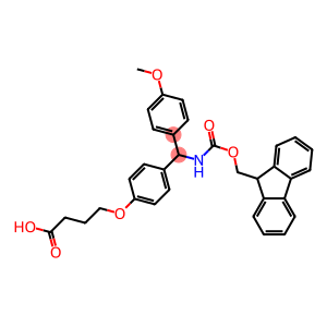 FMOC-4-METHOXY-4'-(GAMMA-CARBOXYPROPYLOXY)-BENZHYDRYLAMINE LINKED TO ALANYL-AMINOMETHYL RESIN