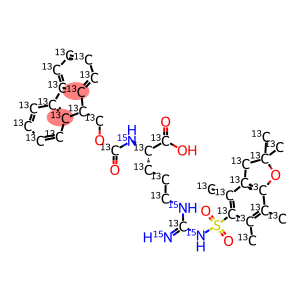 FMOC-ARG(PBF)-OH [U-13C-15N]
