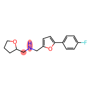 1-(5-(4-FLUOROPHENYL)-2-FURYL)-N-(TETRAHYDROFURAN-2-YLMETHYL)METHANAMINE