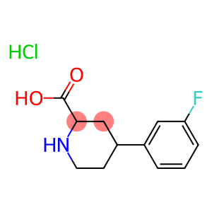 4-(3-FLUOROPHENYL)PIPERIDINE-2-CARBOXYLIC ACID HYDROCHLORIDE