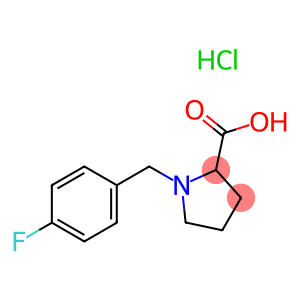 1-(4-FLUORO-BENZYL)-PYRROLIDINE-2-CARBOXYLIC ACID HYDROCHLORIDE