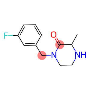 1-(3-FLUOROBENZYL)-3-METHYLPIPERAZIN-2-ONE