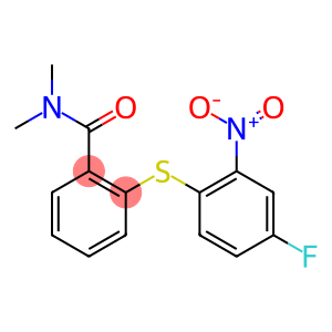 2-[(4-FLUORO-2-NITROPHENYL)THIO]-N,N-DIMETHYLBENZAMIDE