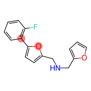 1-(5-(2-FLUOROPHENYL)-2-FURYL)-N-(2-FURYLMETHYL)METHANAMINE