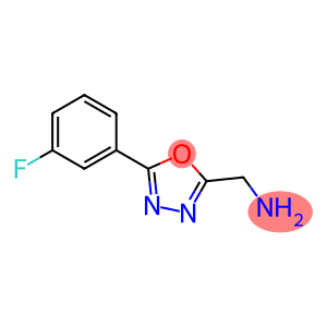 1-[5-(3-fluorophenyl)-1,3,4-oxadiazol-2-yl]methanamine