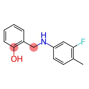 2-[(3-FLUORO-4-METHYLANILINO)METHYL]BENZENOL