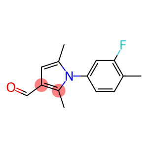 1-(3-FLUORO-4-METHYLPHENYL)-2,5-DIMETHYL-1H-PYRROLE-3-CARBALDEHYDE