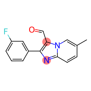 2-(3-FLUORO-PHENYL)-6-METHYL-IMIDAZO[1,2-A]PYRIDINE-3-CARBALDEHYDE