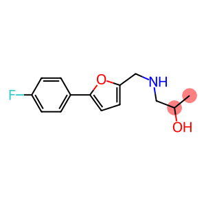 1-(((5-(4-FLUOROPHENYL)-2-FURYL)METHYL)AMINO)PROPAN-2-OL