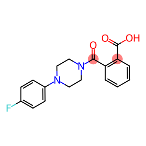 2-([4-(4-FLUOROPHENYL)PIPERAZIN-1-YL]CARBONYL)BENZOIC ACID