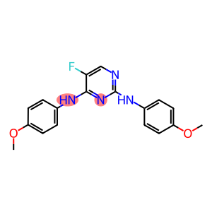 5-FLUORO-N,N'-BIS(4-METHOXYPHENYL)PYRIMIDINE-2,4-DIAMINE