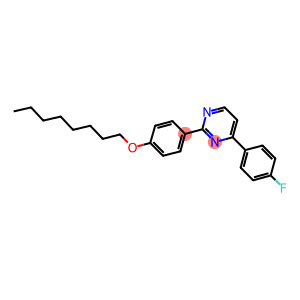 4-(4-FLUOROPHENYL)-2-[4-(OCTYLOXY)PHENYL]PYRIMIDINE