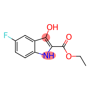 5-FLUORO-3-HYDROXY-1H-INDOLE-2-CARBOXYLIC ACID ETHYL ESTER