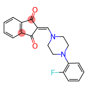 2-((4-(2-FLUOROPHENYL)PIPERAZINYL)METHYLENE)INDANE-1,3-DIONE
