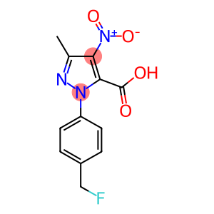 1-[(4-FLUOROMETHYL)PHENYL]-3-METHYL-4-NITRO-1H-PYRAZOLE-5-CARBOXYLIC ACID